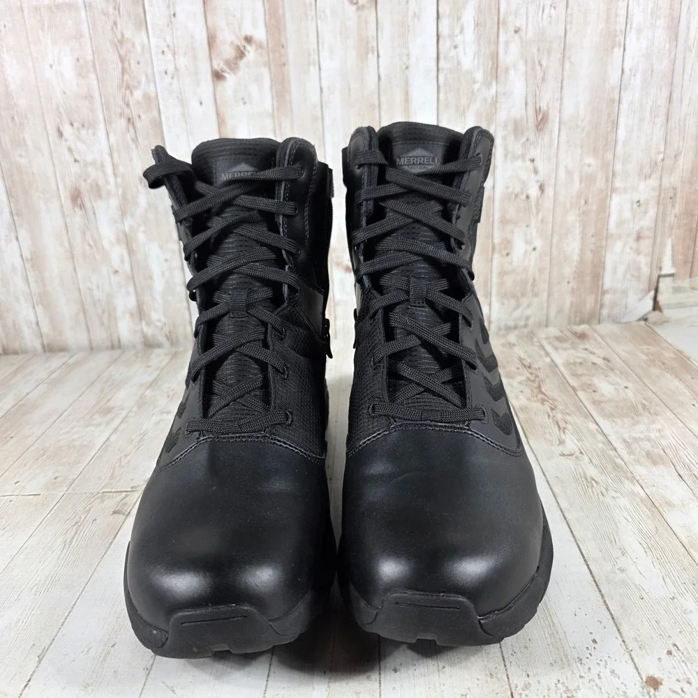 Merrell Moab 3 Tactical‎ Waterproof Side Zip Boots Black Mens 13 J007847